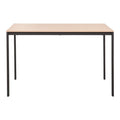 Masa metalica cu finisaj Natural-negru Faragio, metal, 120x75x75 cm, perspectiva suplimentara
