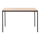 Masa metalica cu finisaj Natural-negru Faragio, metal, 120x75x75 cm