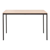Masa metalica cu finisaj Natural-negru Faragio, metal, 120x75x75 cm, perspectiva suplimentara
