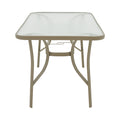 Masa metalica Ensure, Sampanie, Auriu, 140x80x70 cm, detaliu produs
