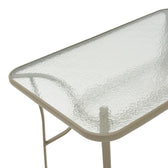 Masa metalica Ensure, Sampanie, Auriu, 140x80x70 cm, perspectiva suplimentara