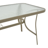 Masa metalica Ensure, Sampanie, Auriu, 140x80x70 cm, foto produs