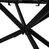 Masa Palan Extensibila, Negru - Alb Gri, 200x80x77 cm, foto produs 6