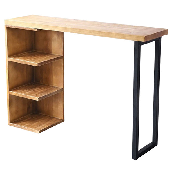 Masa pentru bar, Collins, lemn Natural de pin, 35mm, 139x29x90 cm