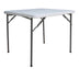 mobilier de gradina Masa pliabila catering cu functie de confort, Alb, durabil, 80x80x74 cm