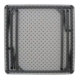 Masa pliabila catering cu functie de confort, durabil, Alb, 80x80x74 cm