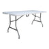 mobilier de gradina Masă pliabilă de catering/conferințe Nedio, Alb, rezistent, 180x70x74 cm