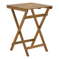 mobilier de gradina Masa pliabila Lazio lemn Natural de salcam 50x50x70 cm