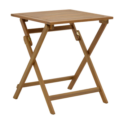mobilier de gradina Masa pliabila Perdu lemn Natural de salcam 60x60x72 cm