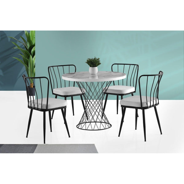Masă Pota Dining Table, Diverse culori, 90x75x90 cm