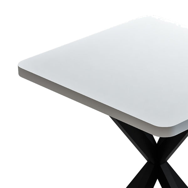 Masa Prestone melamina, alb, 70x70x75 cm