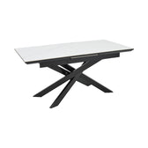 Masa Ragemi Gri mdf-negru metal 160-200x90x75 cm