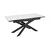 Masa Ragemi Gri mdf-negru metal 160-200x90x75 cm