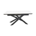 Masa Ragemi, MDF gri-negru metal, 160-200x90x75 cm, detaliu produs