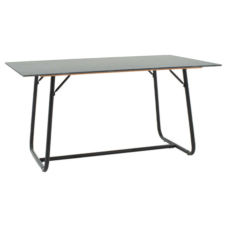 Masa Revello alba, neagra, 150x90x75 cm