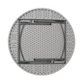 Masa rotunda catering-conferinta Comfort, Lemn, Alb, D150x74 cm, imagine suplimentara