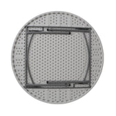 Masa rotunda catering-conferinta Comfort, Lemn, Alb, D150x74 cm, imagine suplimentara