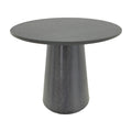 Masa rotunda cu blat, Donda, Neagra, Diametru 100cm x Înaltime 76cm