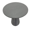 Masa rotunda cu blat, Donda, Neagra, Diametru 100cmxÎnaltime 76cm, 100x100x76 cm, imagine suplimentara