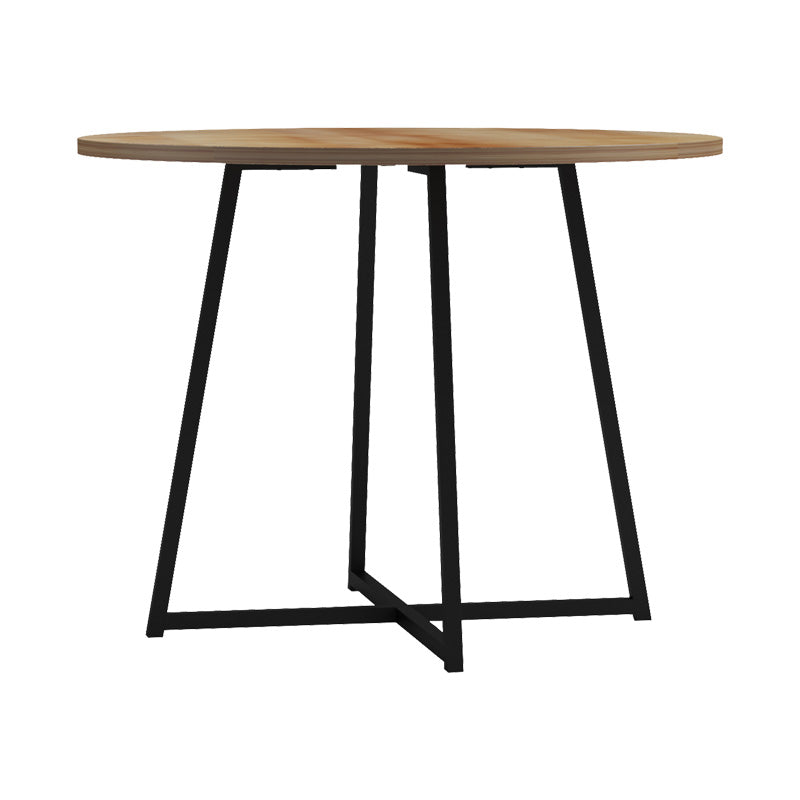 Masa rotunda de sufragerie Sarah I, Lemn Stejar & metal, 100x76 cm