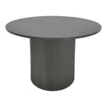 Masa rotunda Karulo, Negru, D120x76 cm
