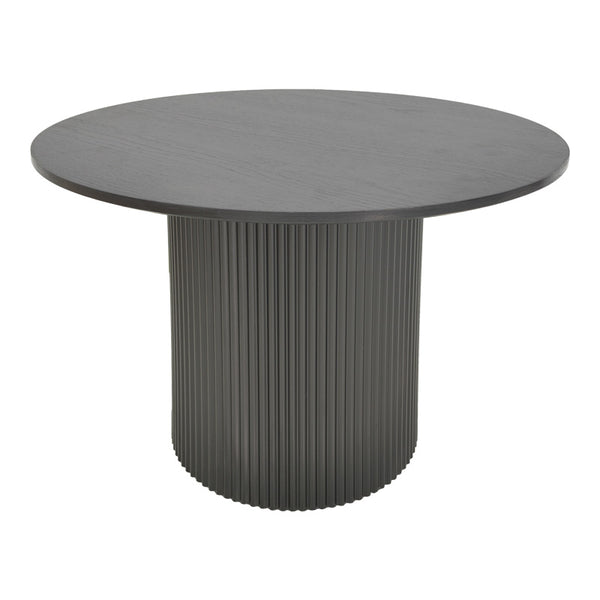 Masa rotunda Karulo, Negru, D120x76 cm