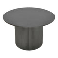 Masa rotunda Karulo, Negru, D120x76 cm, imagine suplimentara