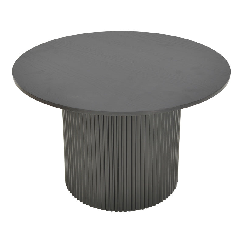 Masa rotunda Karulo, Negru, D120x76 cm
