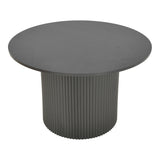 Masa rotunda Karulo, Negru, D120x76 cm