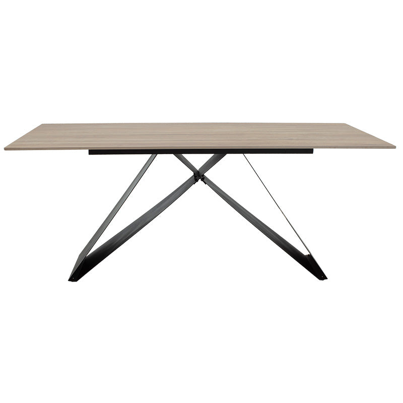 Masa Sabrina, sonoma - negru, 180x90x75 cm, detaliu produs