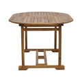 Masa Sopho extensibila lemn Natural de salcam, 200/150x100x75 cm, perspectiva suplimentara