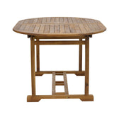 Masa Sopho extensibila lemn Natural de salcam, 200/150x100x75 cm, perspectiva suplimentara