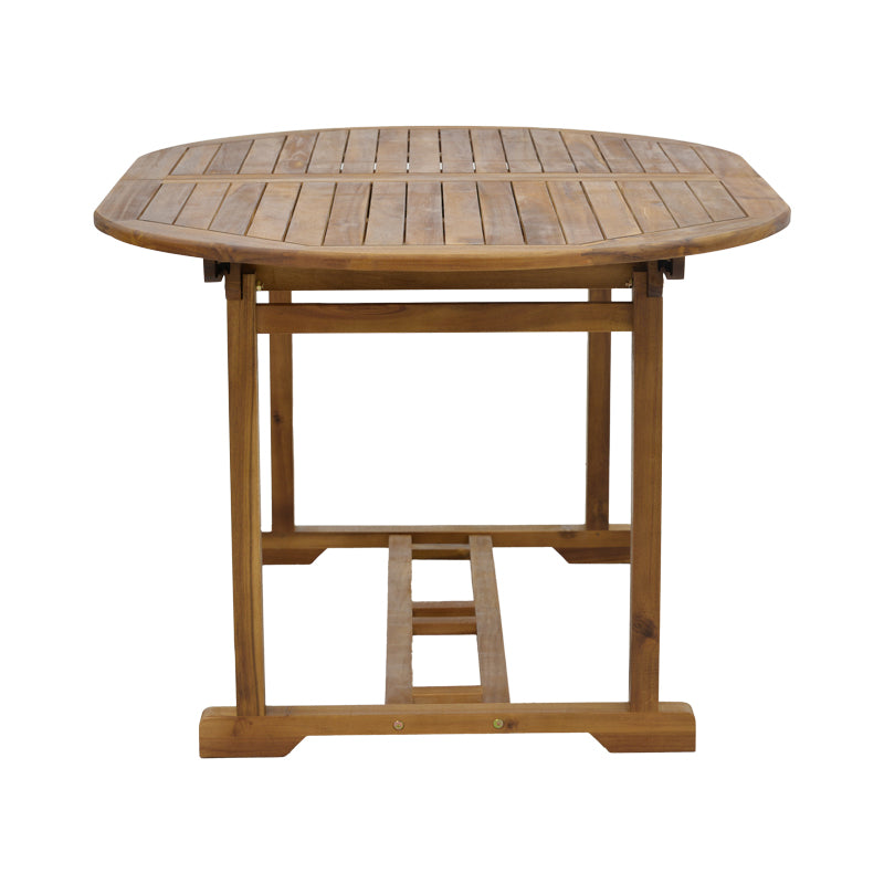 Masa Sopho extensibila lemn Natural de salcam, 200/150x100x75 cm, perspectiva suplimentara