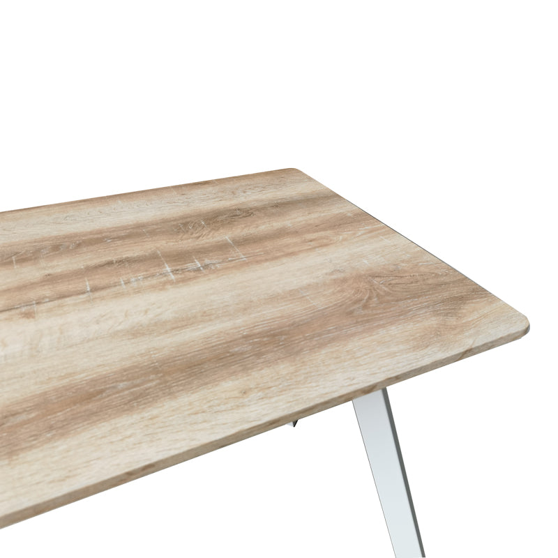 Masa Squaro alb, sonoma, 120x70x75 cm