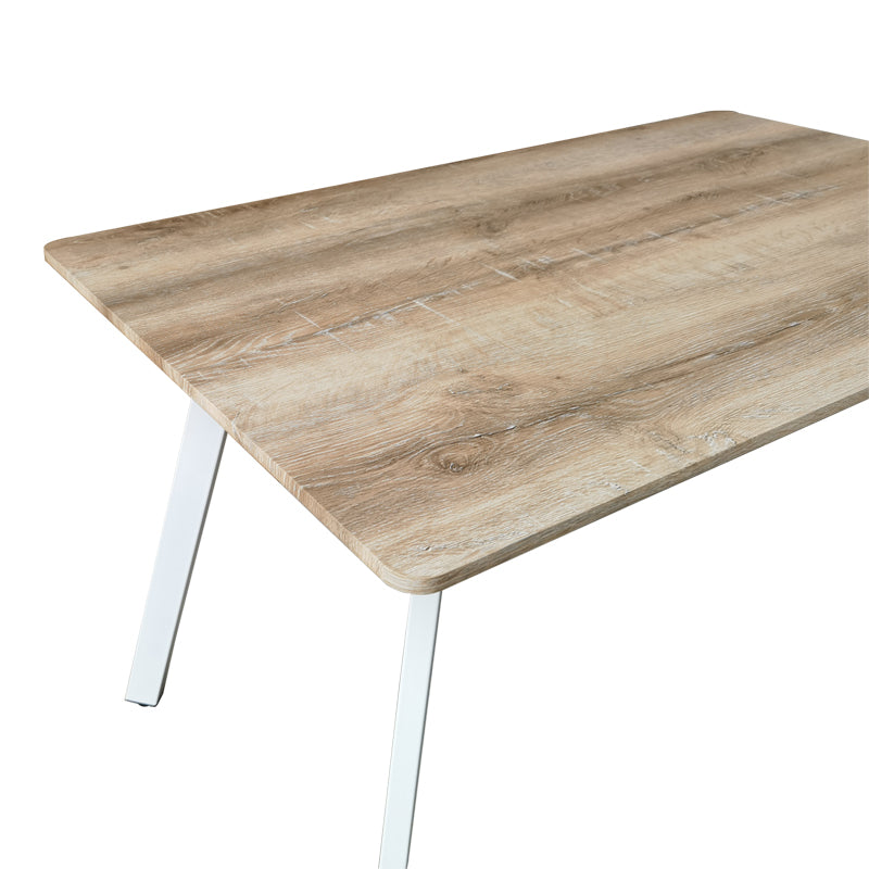 Masa Squaro alb, sonoma, 120x70x75 cm