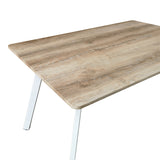 Masa Squaro alb, sonoma, 120x70x75 cm