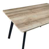 Masa Squaro, sonoma, 120x70x75 cm, perspectiva suplimentara