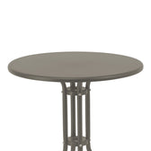 Masa Vergo Auriu metal, D60x70 cm, imagine suplimentara