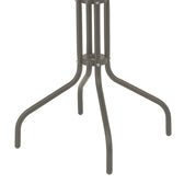 Masa Vergo Auriu metal, D60x70 cm, detaliu produs