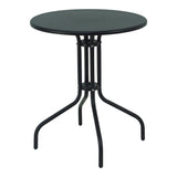 Masa Vergo, Metal, D60x70 cm - Negru
