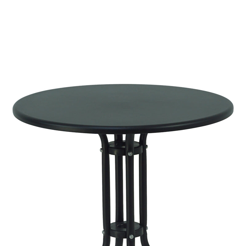 Masa Vergo, Metal, D60x70 cm - Negru