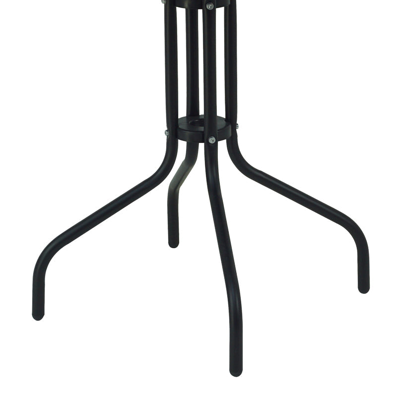 Masa Vergo, Metal, D60x70 cm - Negru