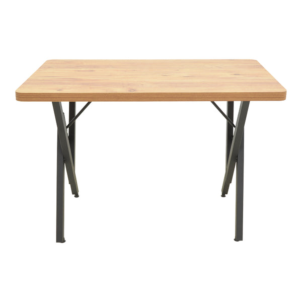 Masa dining Vertex, Lemn si metal, 110x70x72 cm
