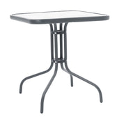 Masa Watson-Confidence set 3 metal, gri, 70x70x70 cm, imagine suplimentara