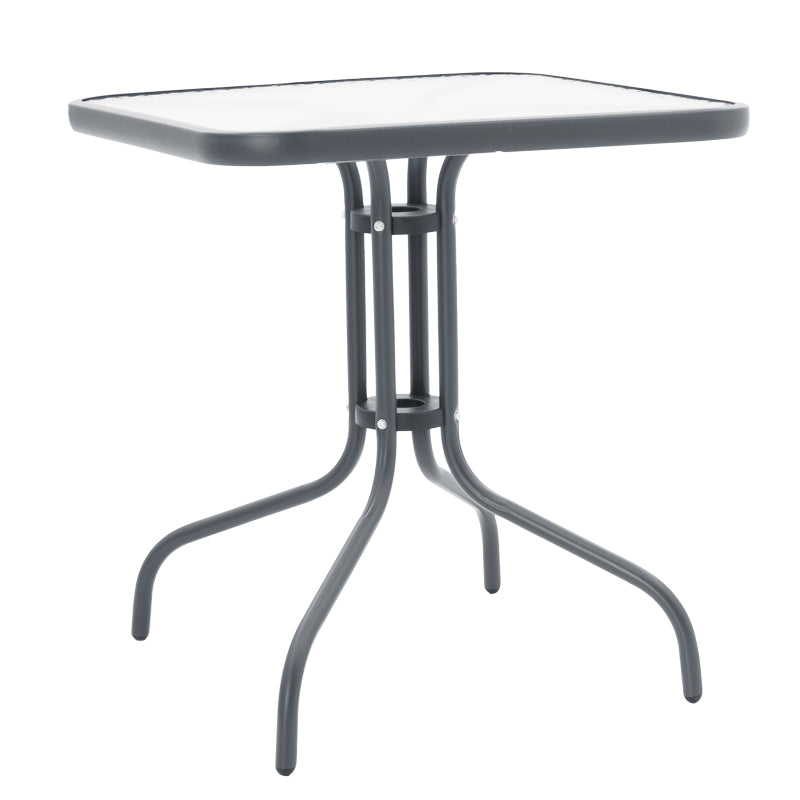 Masa Watson-Confidence set 3 metal, gri, 70x70x70 cm, imagine suplimentara