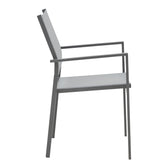 Masa Watson-Confidence set 3 metal, gri, 70x70x70 cm, foto produs 7