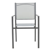 Masa Watson-Confidence set 3 metal, gri, 70x70x70 cm, foto produs 8