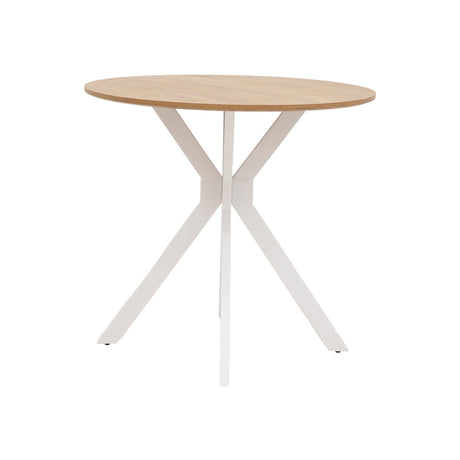 Masa Xuson Natural mdf, alb, D80x75 cm