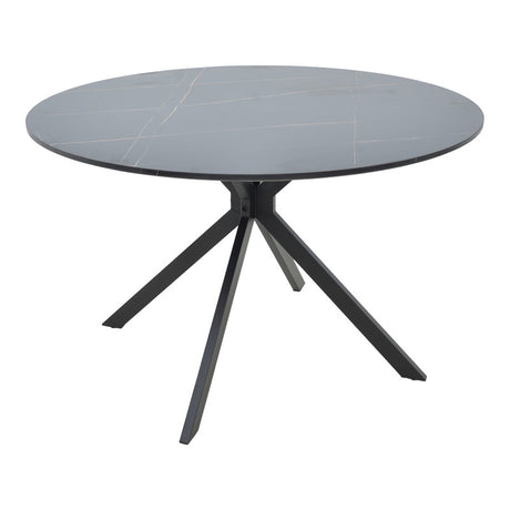 Masa Xuson, Negru, 120x120x75 cm