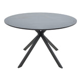Masa Xuson, Negru, 120x120x75 cm